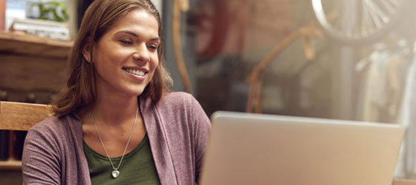 woman on laptop