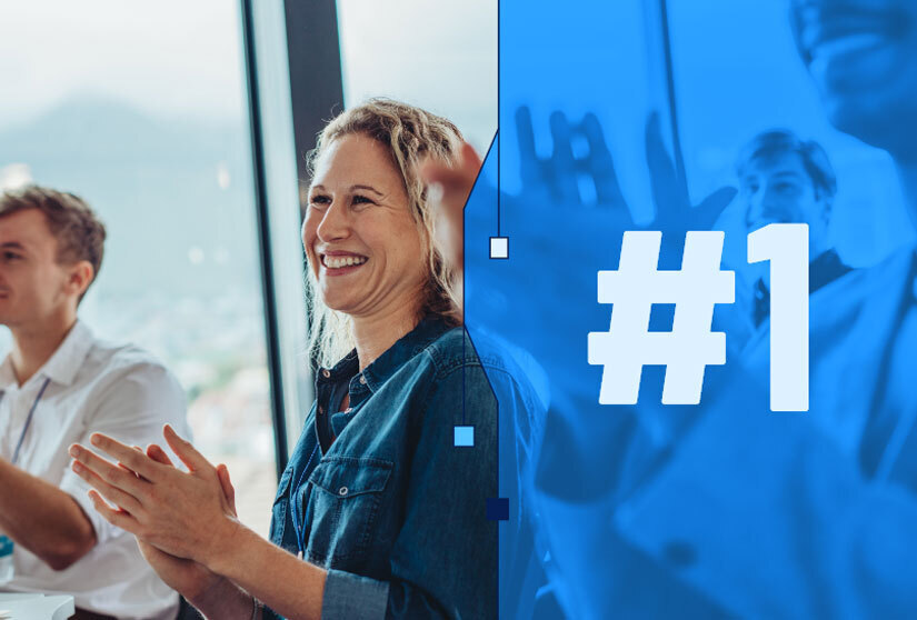 Instant insight coworkers clapping