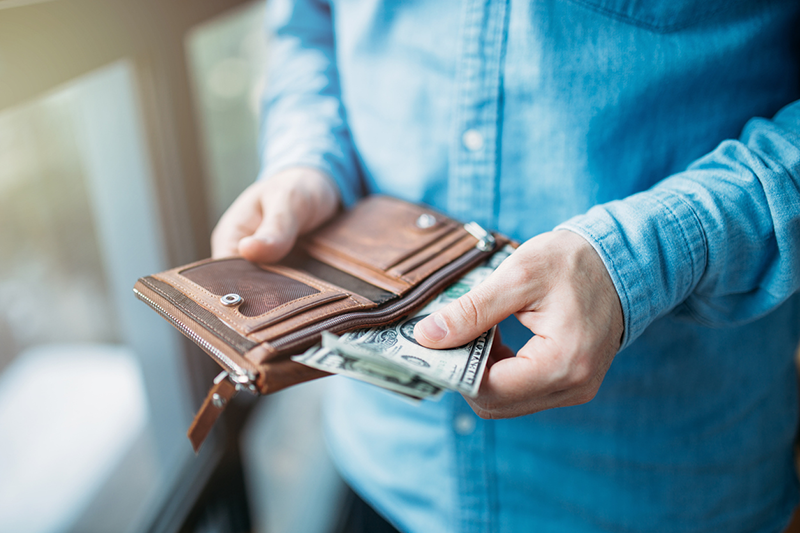 Man wallet small