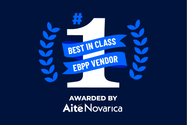 Aite Award Graphic #1 Best In Class EBPP Vendor