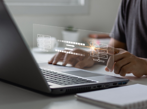 Paymentus accounting laptop