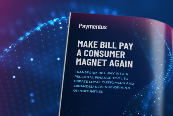 Paymentus bill pay white paper card
