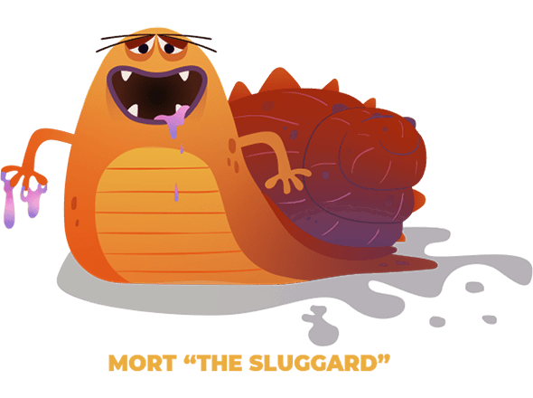 Mort the Sluggard, a Paymentus Billing and Payment Monster