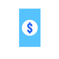 Cell Phone with Dollar Sign Icon