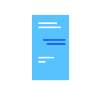 Cell Phone With Text Messages Icon