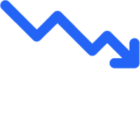Descending Bar Graph Icon