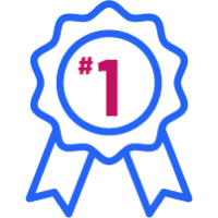 Number 1 Ribbon Icon