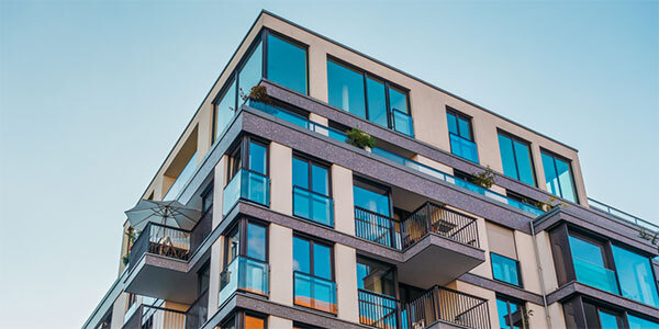 Exterior of Modern Apartment Building